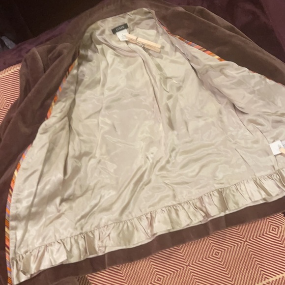 Brown Velvet Blazer JCrew Vintage - Picture 8 of 10